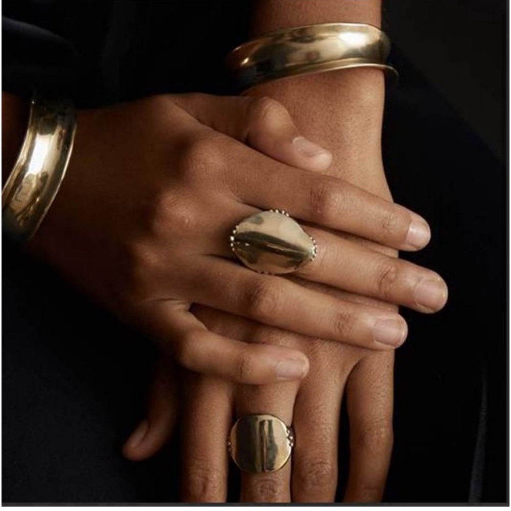 Marisa Mason Pescos Brass Ring Size 7, New in Bag